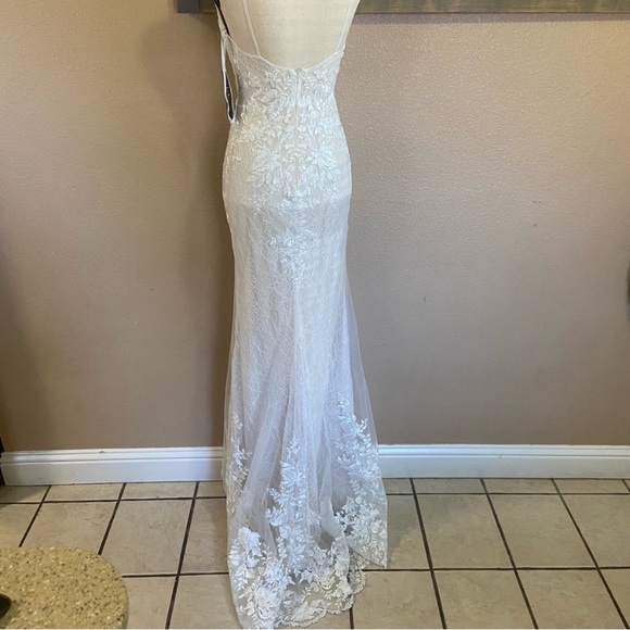 Lulus Luxe Glimmer of Love White Embroidered Lace Mermaid Maxi Dress - Picture 8 of 16